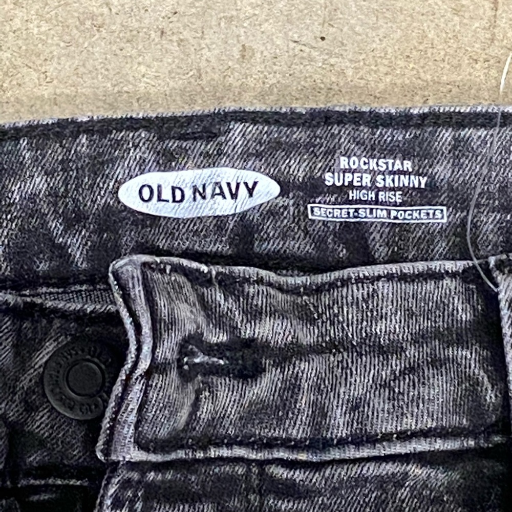 Old Navy, distressed jeans, super skinny high-rise